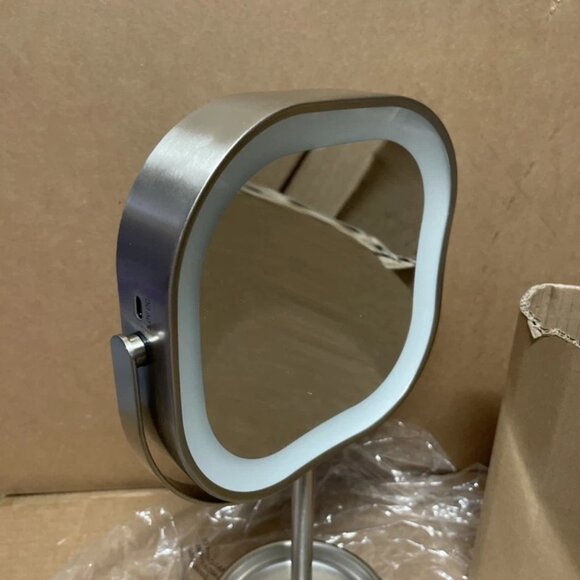 Conair Halo LED Rechargeable Double-Sided Vanity Mirror 10x Magnification  Light - Picture 4 of 9